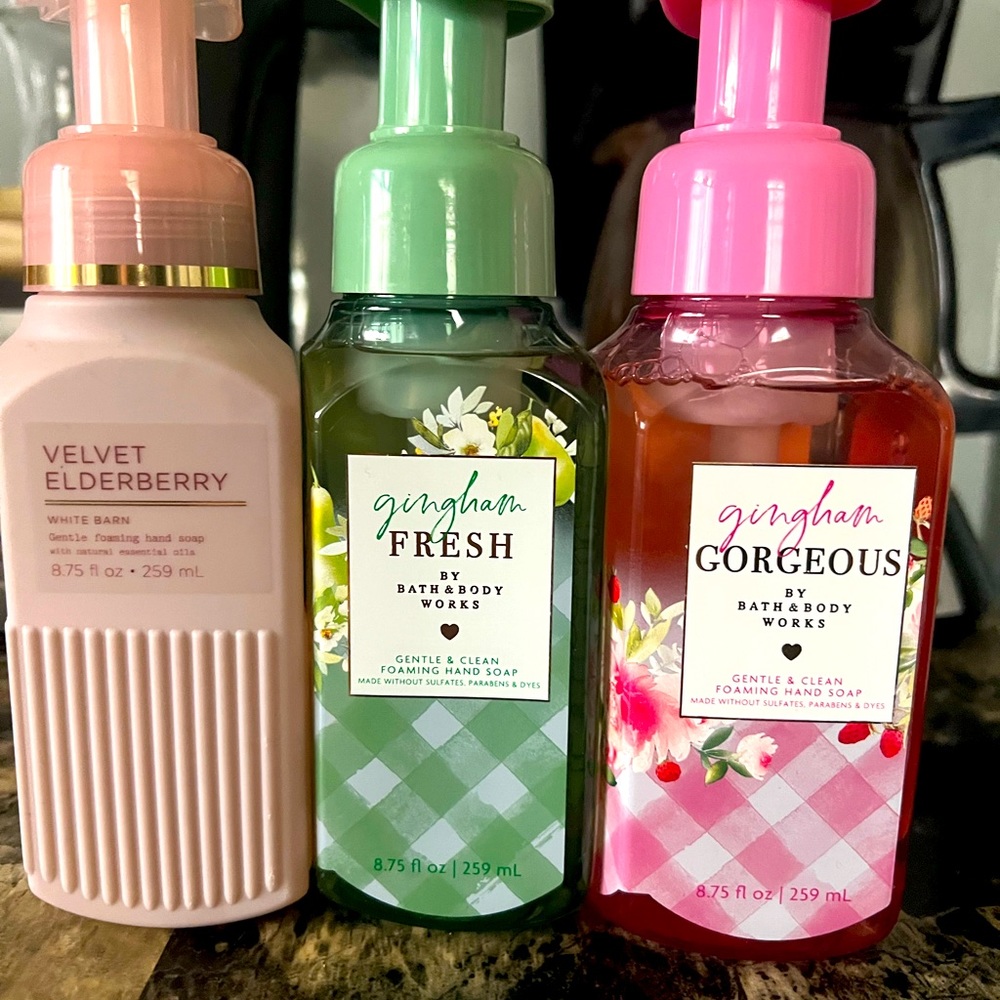 Bath and Bodyworks soaps